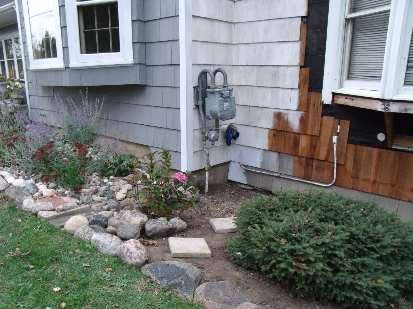 Gear Acres at Top of the Hill Spray Painting to Look Like Granite