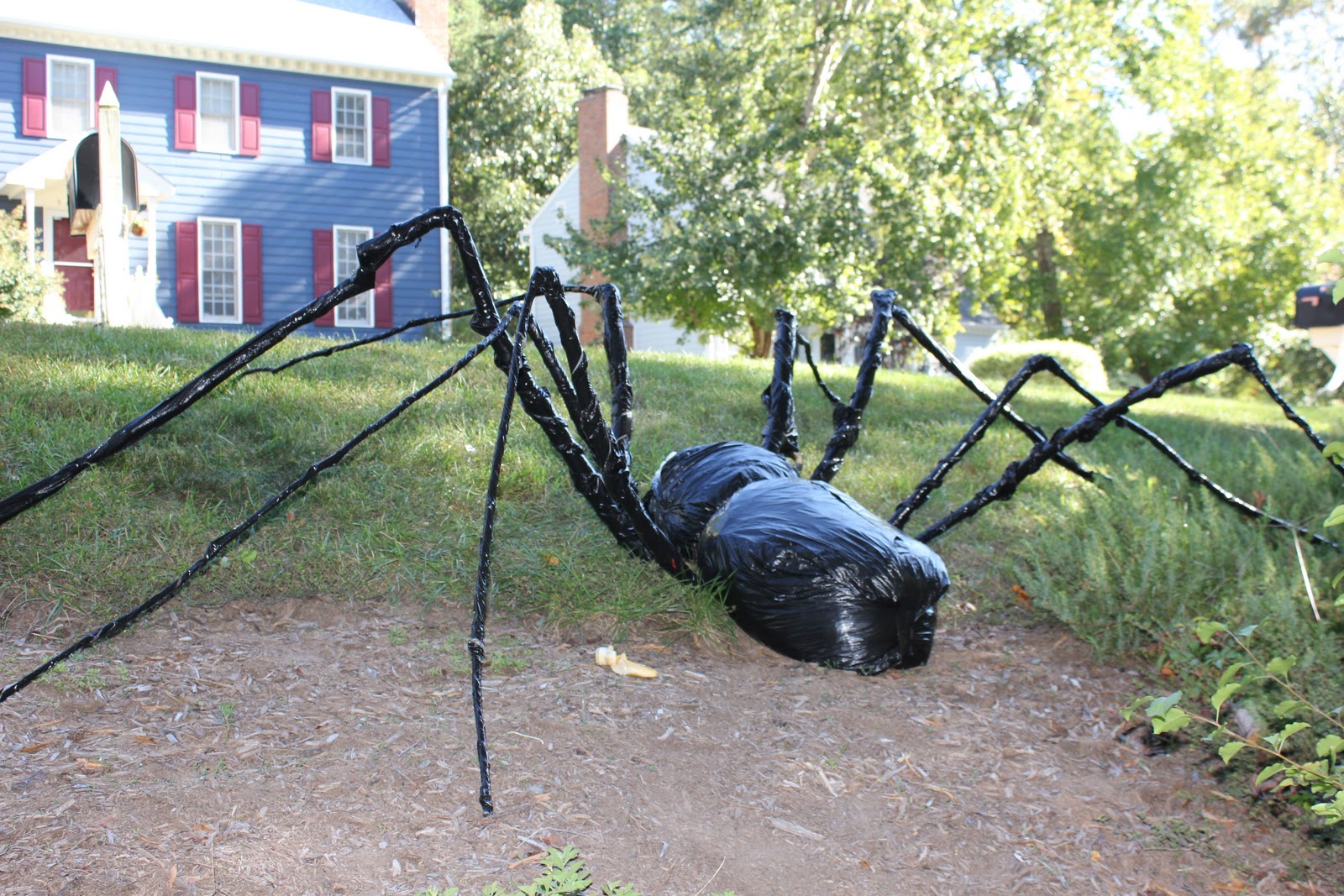 PeaHen Pad Trash bag yard spider