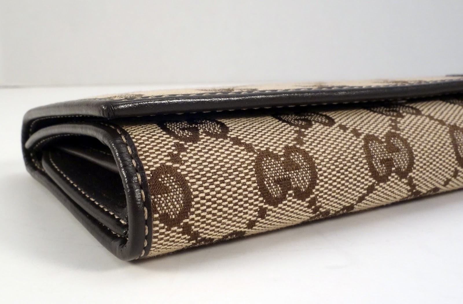 Purse Princess: Replica Gucci Monogram Canvas Checkbook Wallet