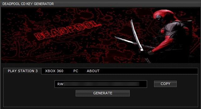 Extensions In Games Deadpool Cd Key Generator