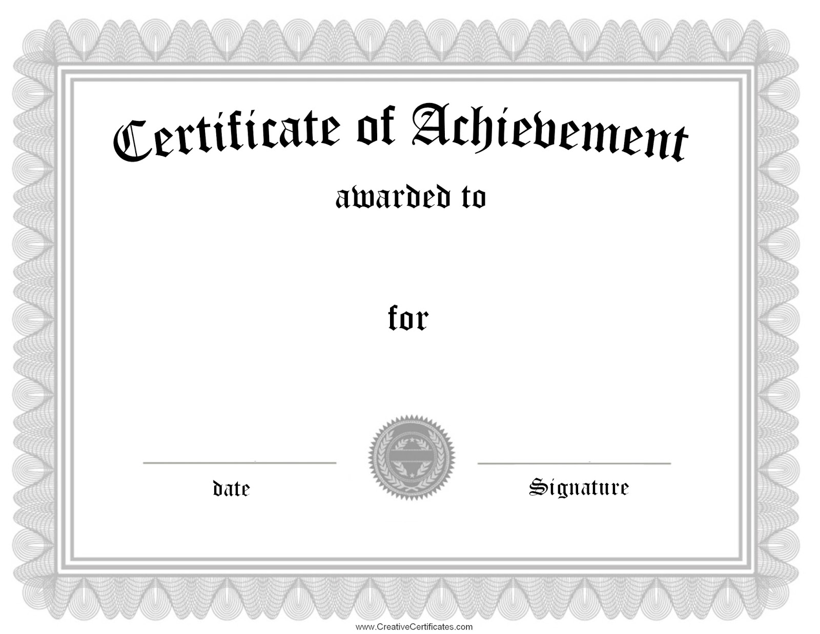 word doc certificate template
