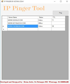 computer tips and tricks technostuff ip pinger tool by ketan joshi