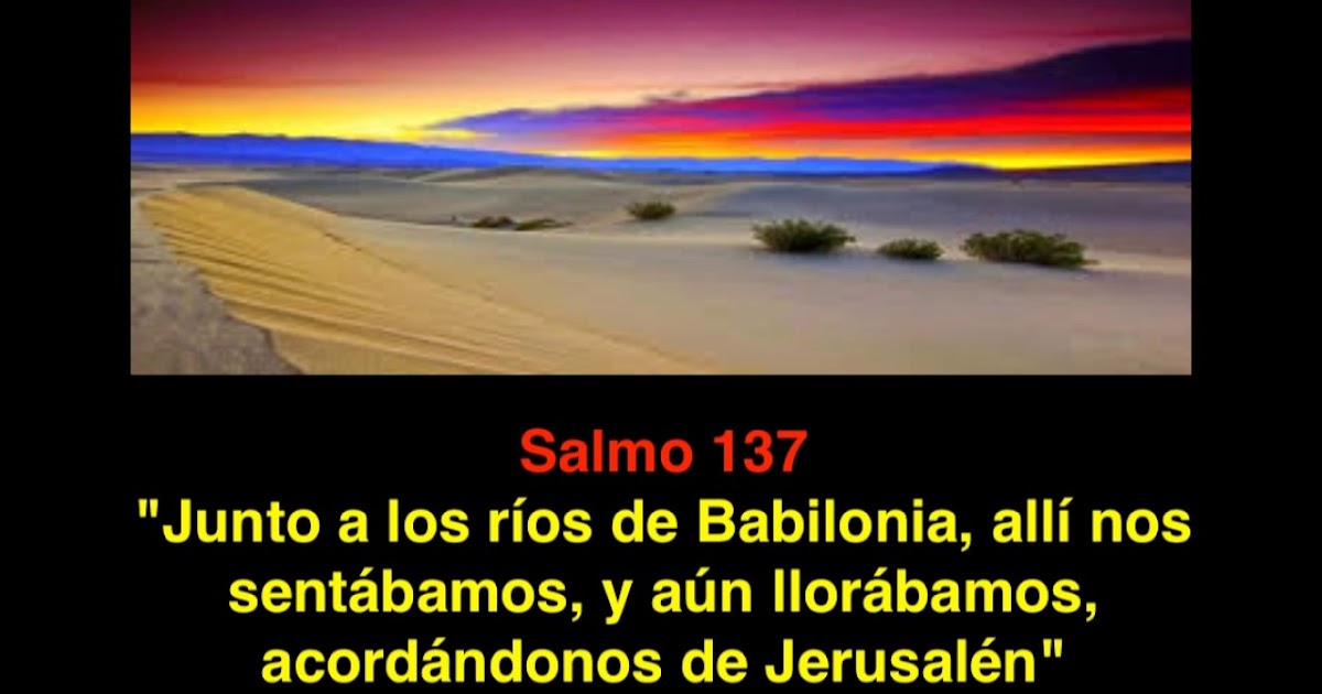 Salmo 137 Contexto Histórico