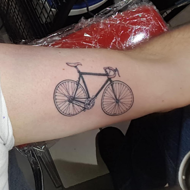 Tatuagem de bicicleta Tatuagem de bicicleta