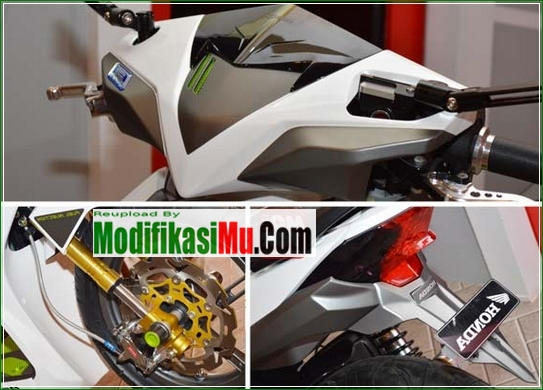 Ubahan Body Simpel Knalpot Mengikuti Gaya CBR 250 R - Cara Modifikasi All New Honda Beat PGM FI Putih Simpel Futuristik.jpg Ubahan Body Simpel Knalpot Mengikuti Gaya CBR 250 R - Cara Modifikasi All New Honda Beat PGM FI Putih Simpel Futuristik.jpg