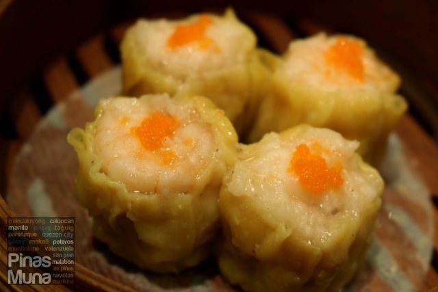 Pork Siomai or Steamed Pork Dumplings with Fish Roe