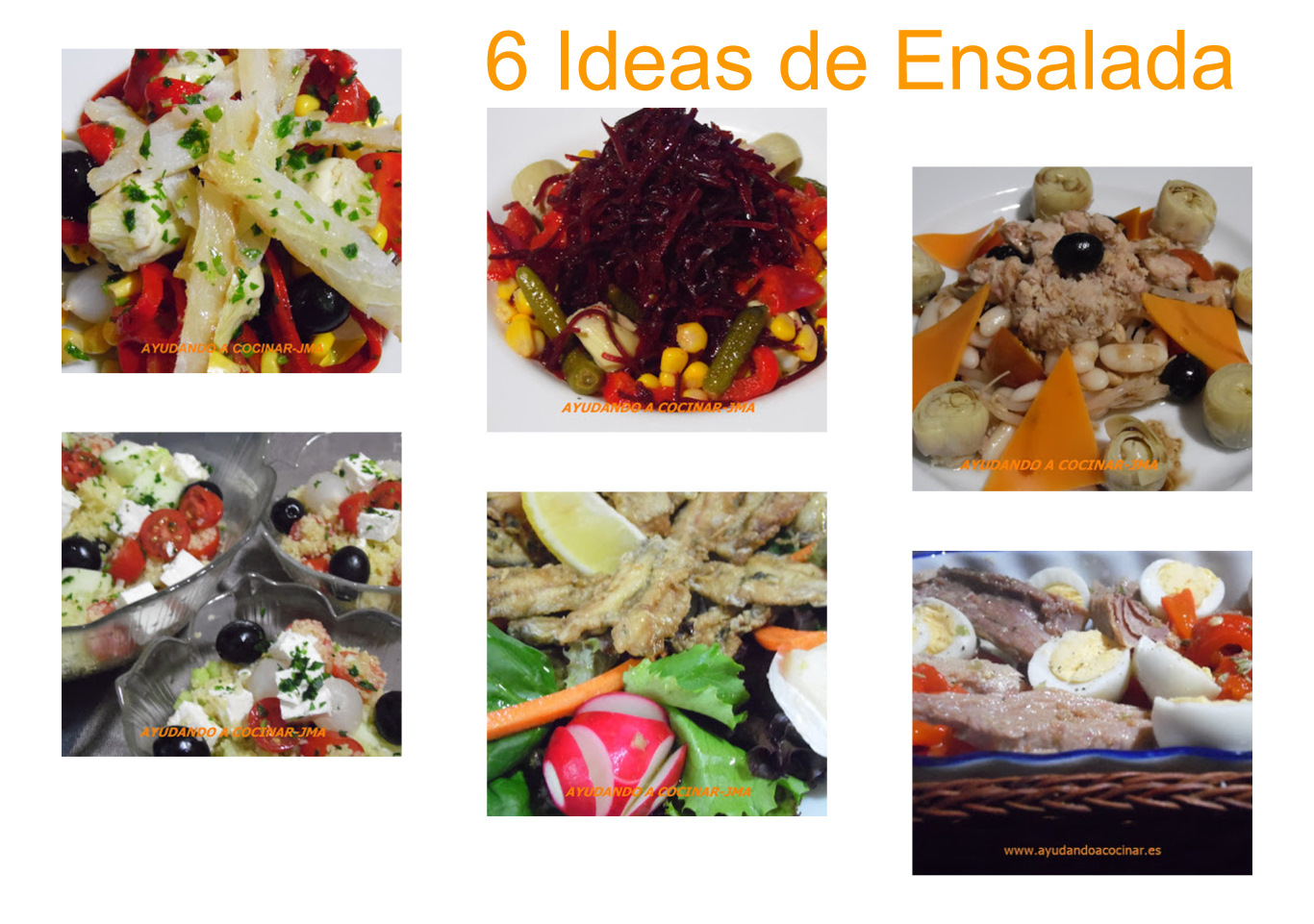 6 Ideas De Ensalada
