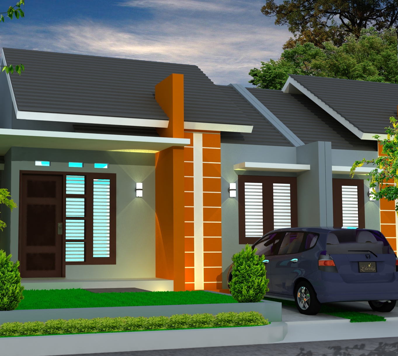 Rumah Minimalis 2018 Tampak Depan