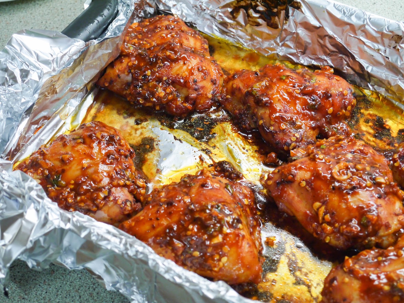 This Muslim Girl Bakes Spicy Korean Roasted Chicken.