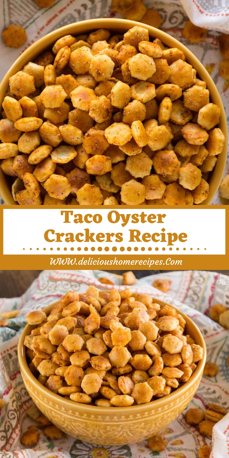 Taco Oyster Crackers Recipe Taco Oyster Crackers Recipe