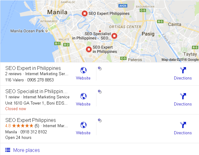 Google Local Business Search Listings Google Local Business Search Listings