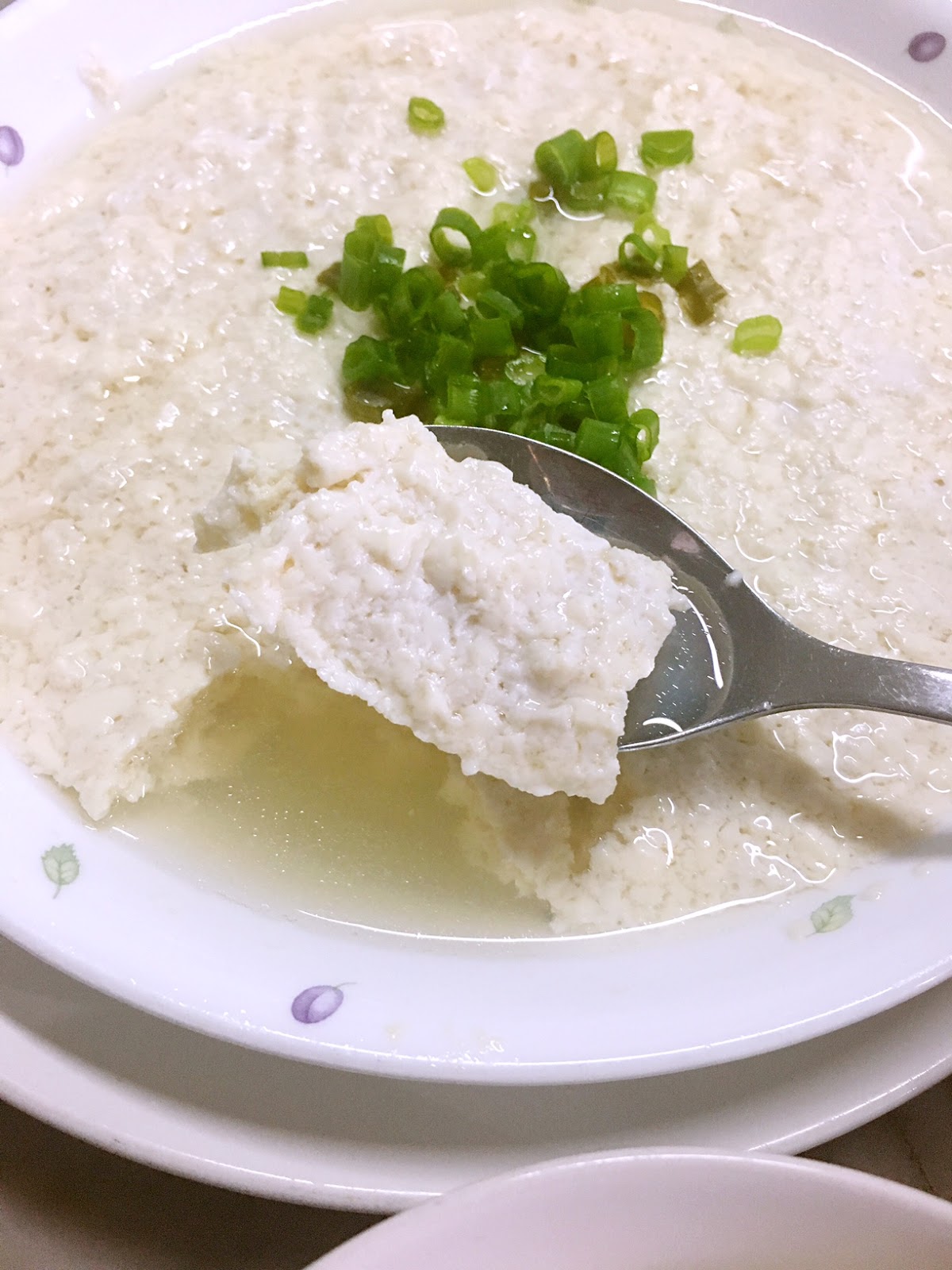 Steam tofu with fish paste Linda's Cravings
