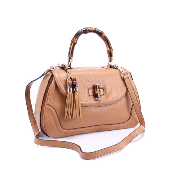 Gucci 254883 Bamboo Large Top Handle Bag