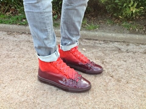 Sneakers Homme Homme Sneakers Balenciaga Rouge Rouge Balenciaga tshrxQdC
