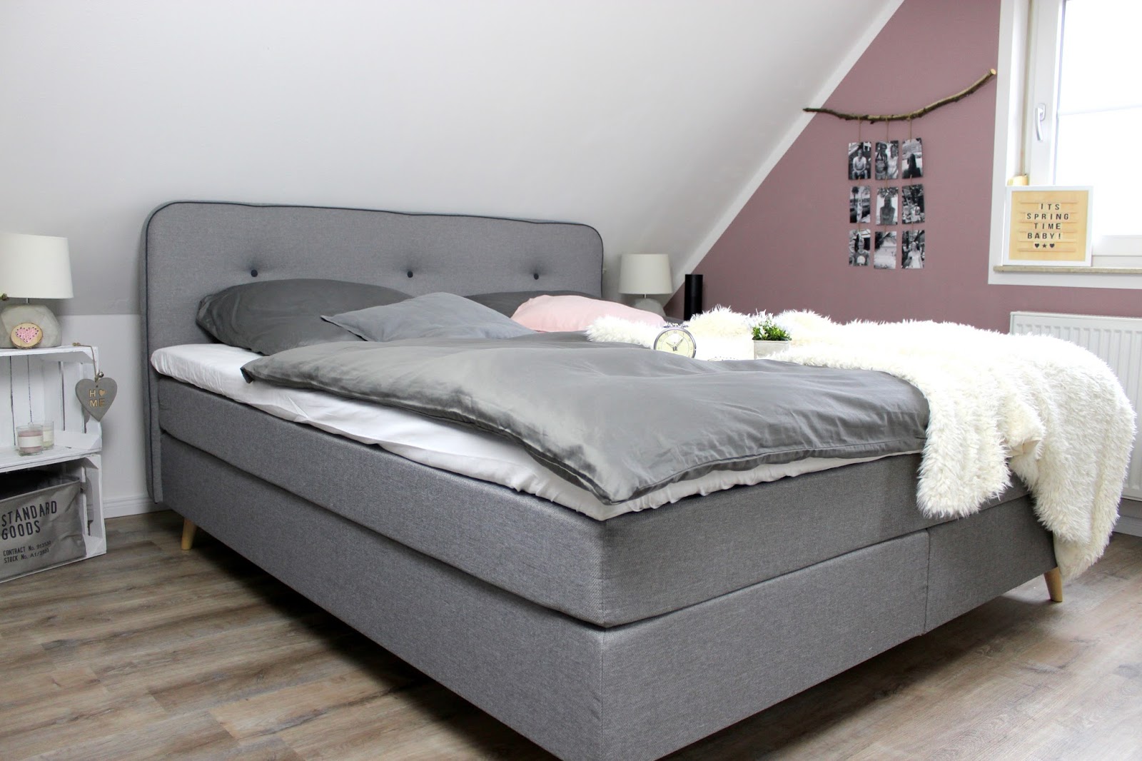 DIY Schlafzimmer Make Over - Vorher / Nachher mit tollen DIY und
