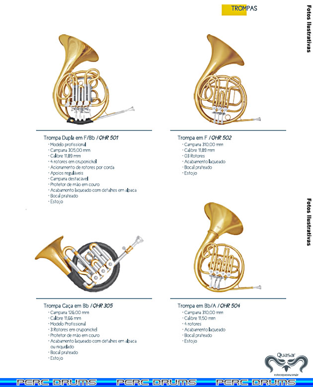 PercDrums Instrumentos Musicais SOPRO