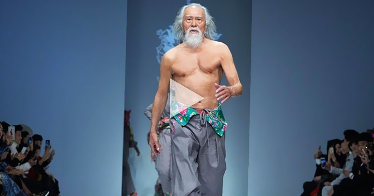 Watch how an 81-year-old model outshines all others