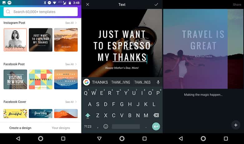 2. Canva Canva Android app