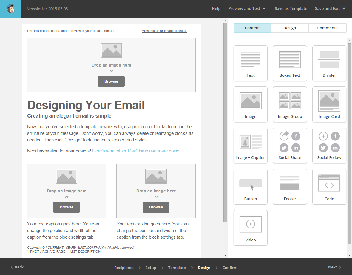 Créer une newsletter avec Mailchimp . Lady Bird Red || http://ladybirdr.blogspot.fr/ Créer une newsletter avec Mailchimp