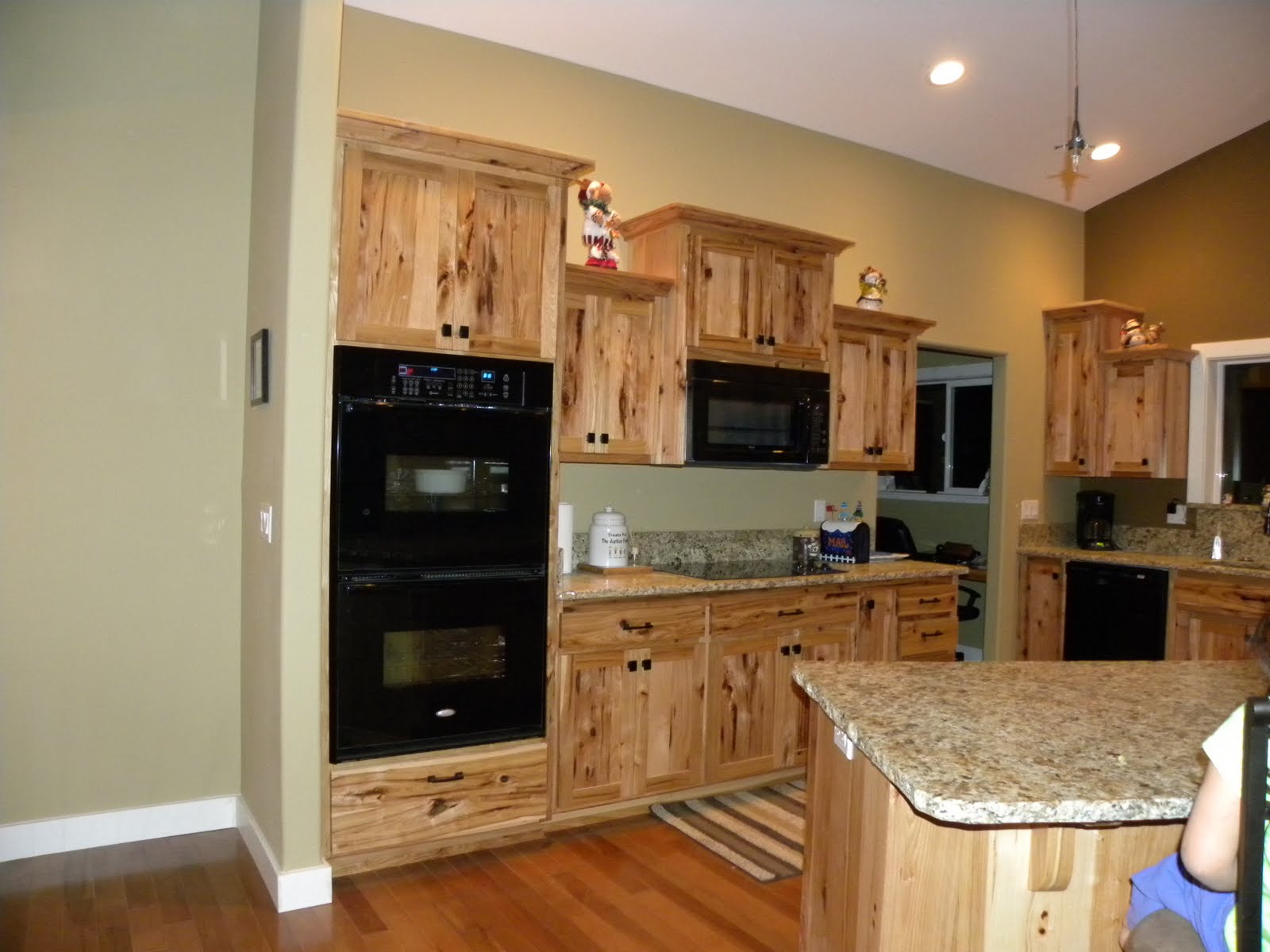 Scott River Custom Cabinets: Rustic Hickory Cabinets-Shaker Style Doors