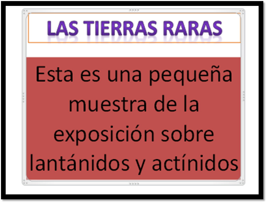 Las Tierras Rar Ras LAS TIERRAS RARAS APÓYATE EN TIC