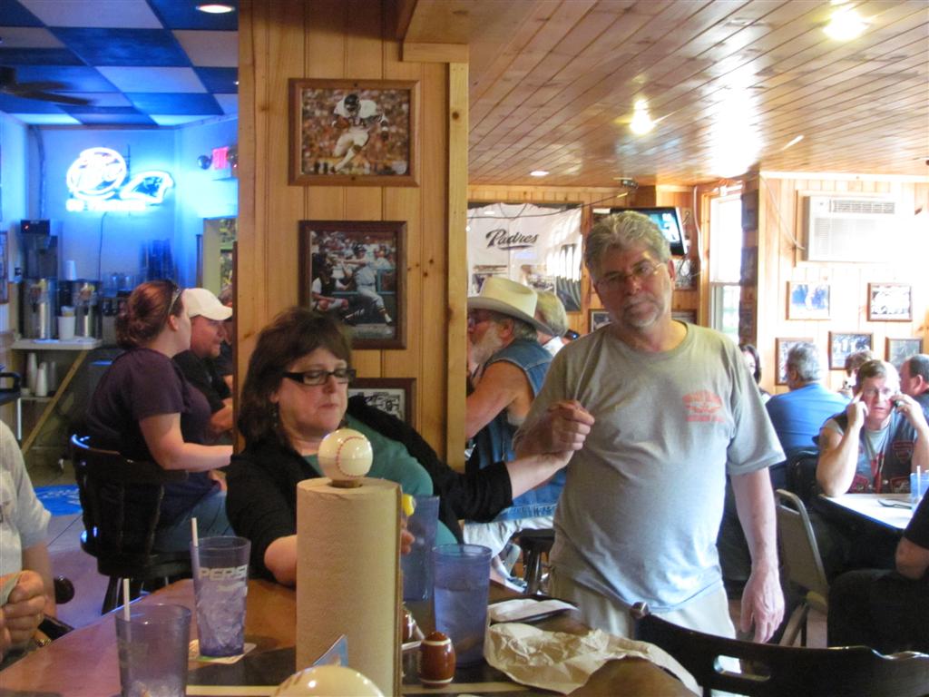 Skid and Sandy On The Road Maggie Valley Kickstand Lodge, Deal's Gap