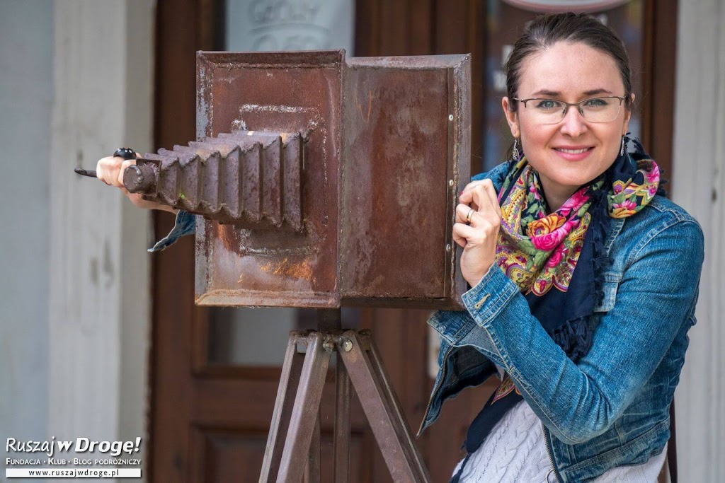 Gniewski Szlak ze starymi aparatami fotograficznymi