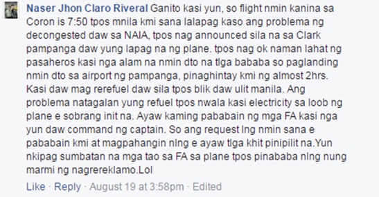 Cebu Pacific plane loses power, traps passengers
