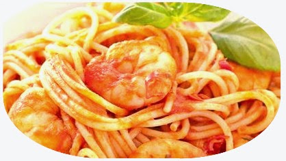 Spaghete cu cremă de creveţi