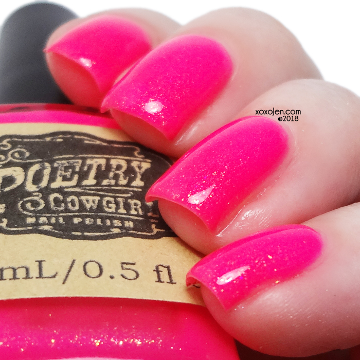 xoxoJen's swatch of Poetry Cowgirl Nail Polish Thanks For the Mammories