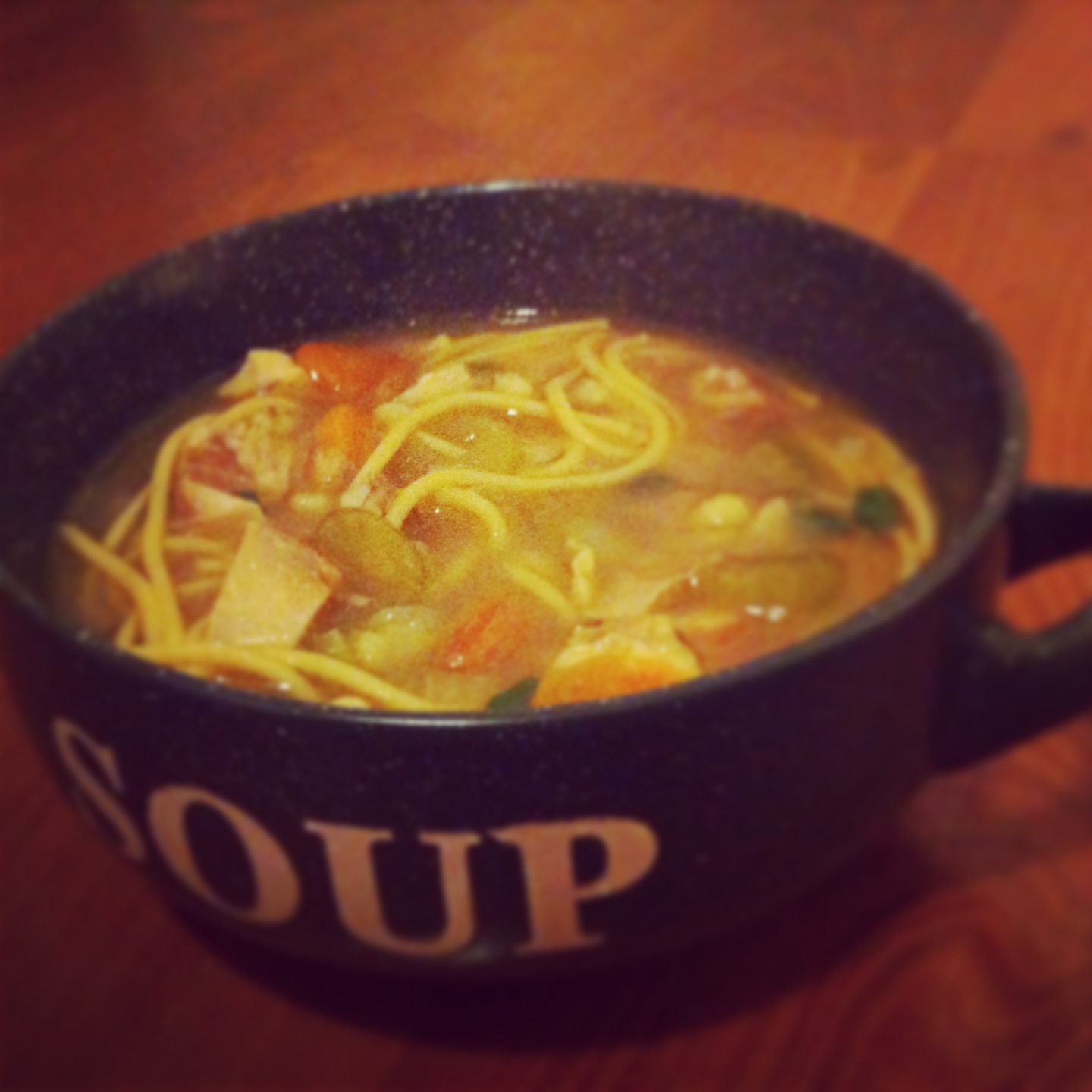 Navigating a Cluttered Kitchen Easy Chicken Noodle Soup