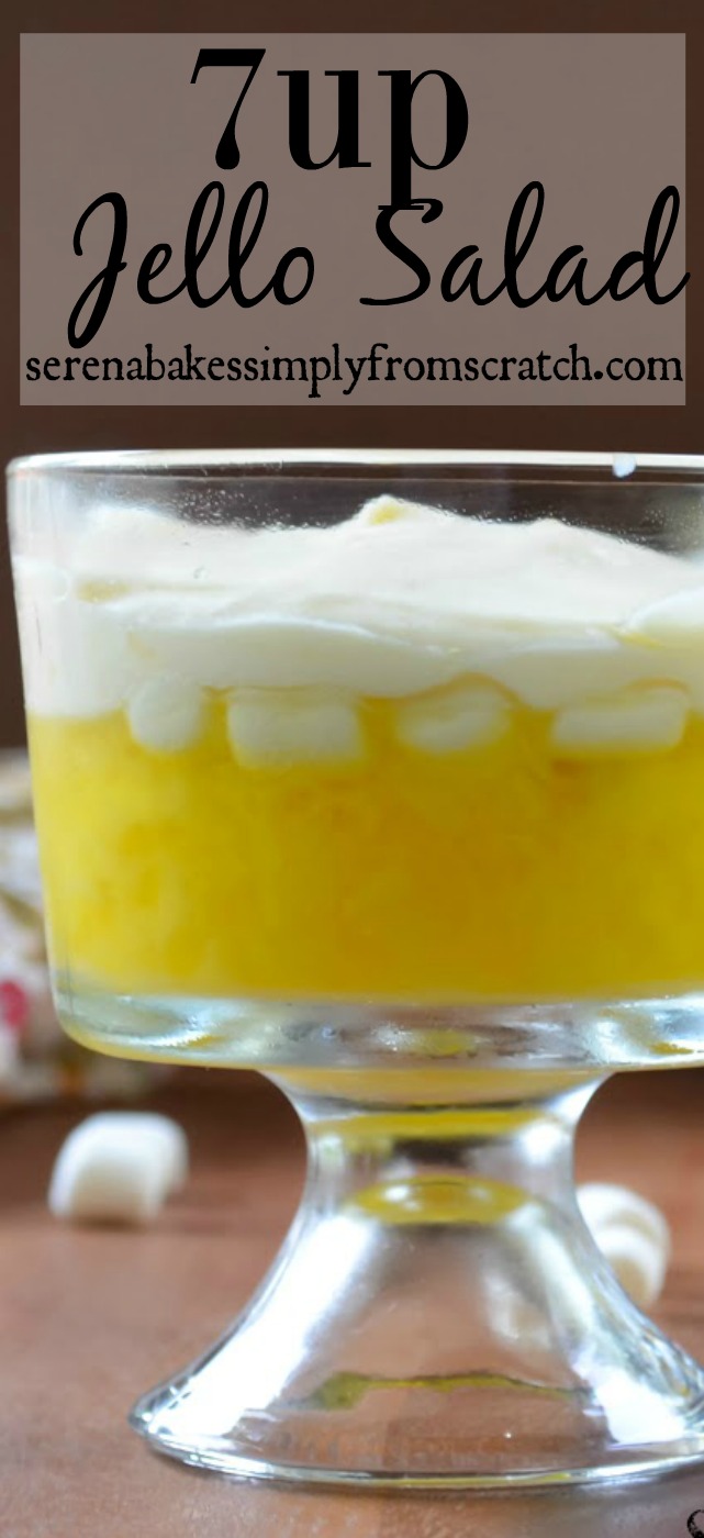 7up Jello Salad a must have side for Thanksgiving and Christmas Dinner.
