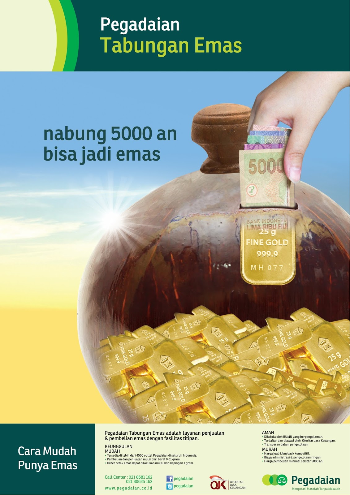 PT Pegadaian (Persero) Tabungan Emas (Poster)
