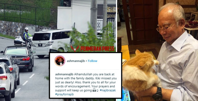 "Alhamdulillah Daddy Sudah Pulang Ke Rumah, Kiki Juga Rindukan Daddy!” Mohd Ashman..