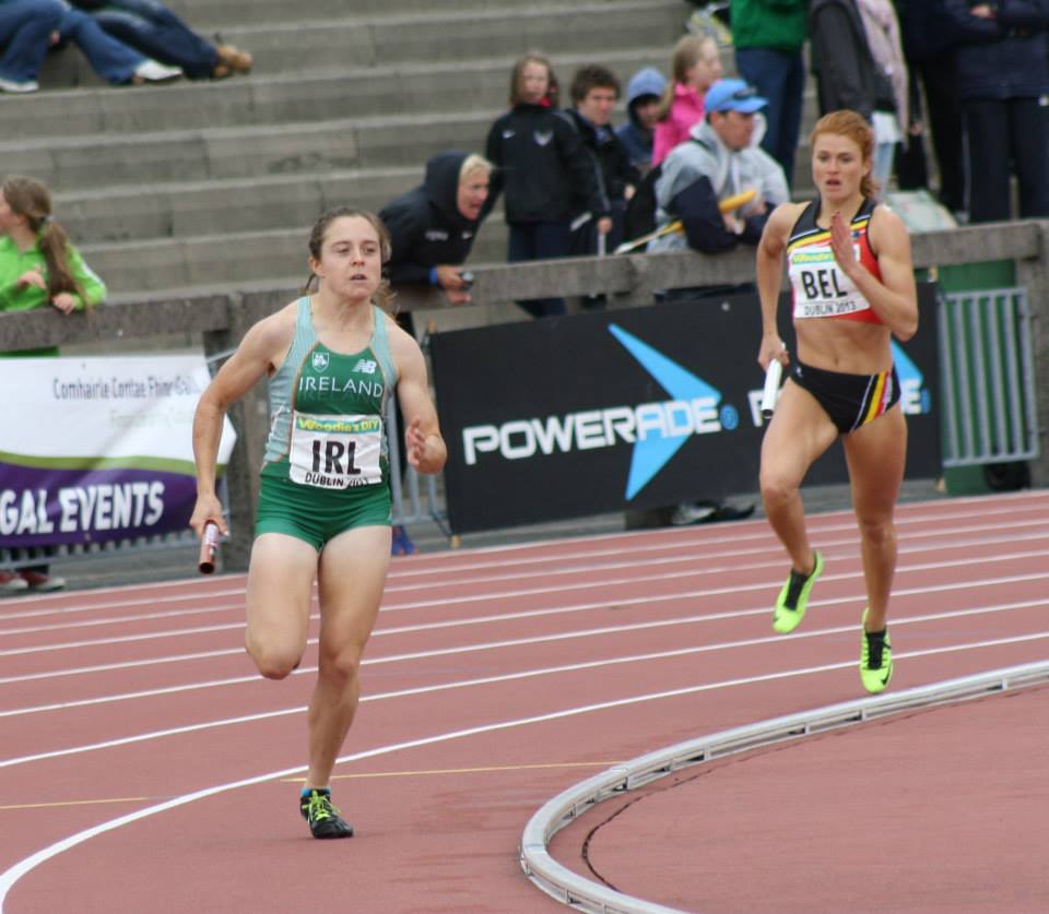 Cross Country Express Jenn Carey(2009 Burlingame High) Running 4x400m
