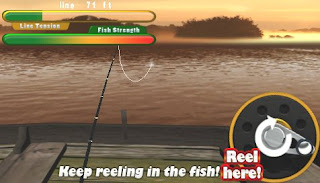 Flick Fishing PSP Game, Gameplay Photo