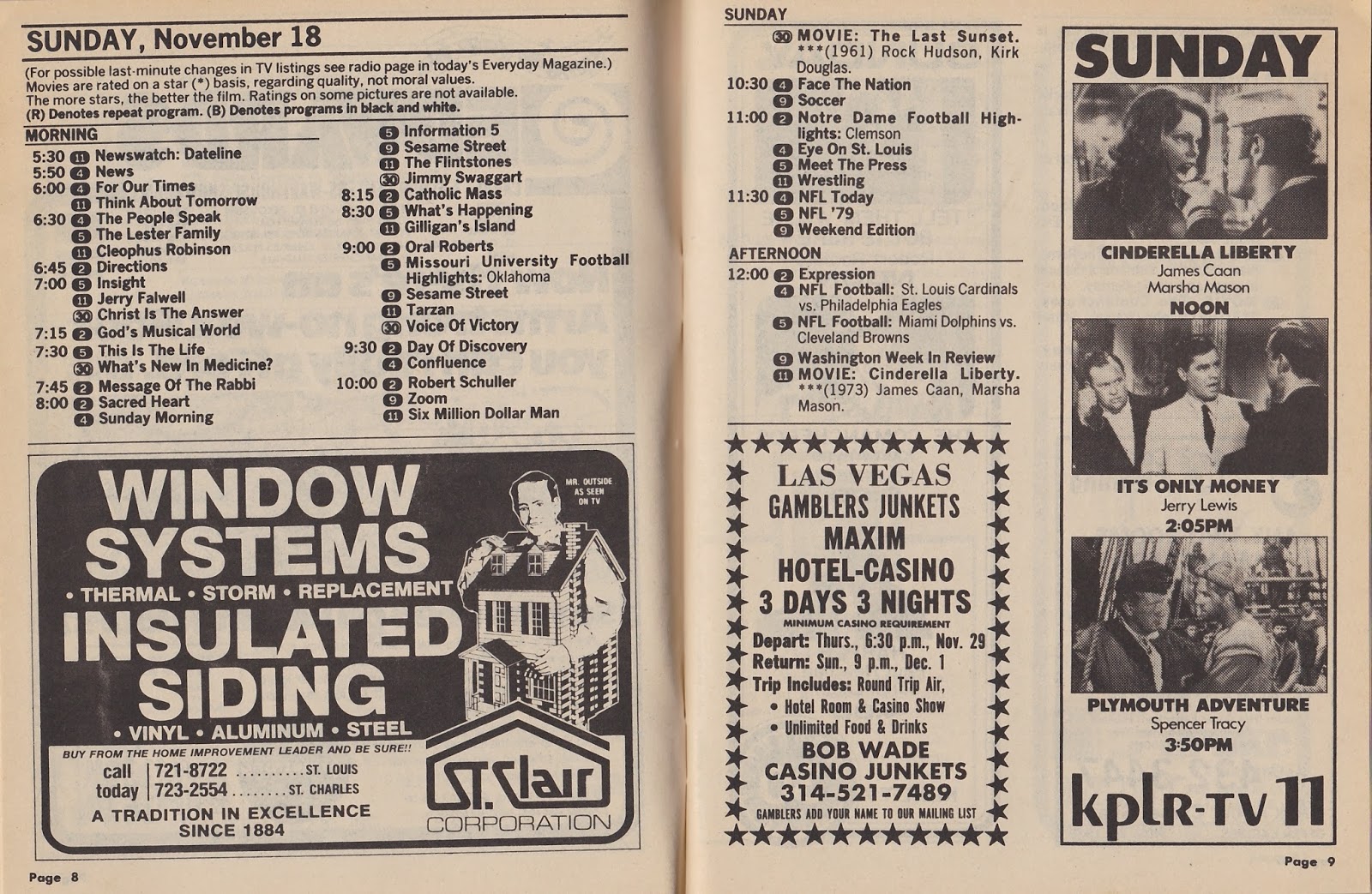Garage Sale Finds: What was on TV November 18th through 24th, 1979