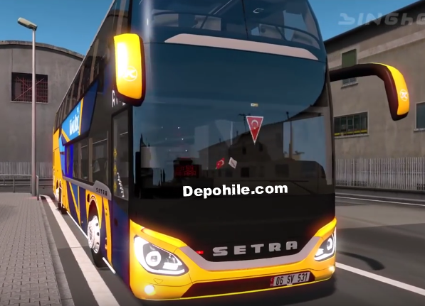 ETS2 1.32 Setra 531DT Otobüs Modu İndir 2018 - Video