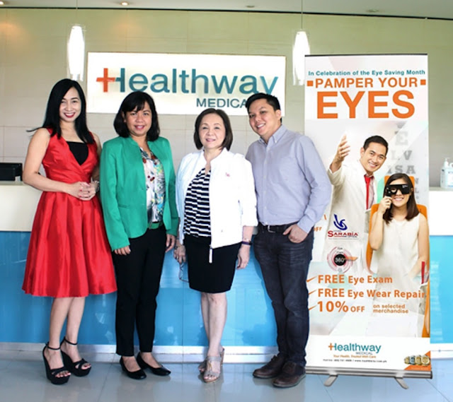 Wazzup Pilipinas News And Events Healthway Medical Vivian Sarabia Optical Offer Free Eye Examination In Celebration Of Sight Saving Month