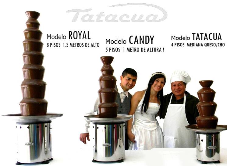Modelos a la venta de Maquinas Cascadas de Chocolate para Emprender