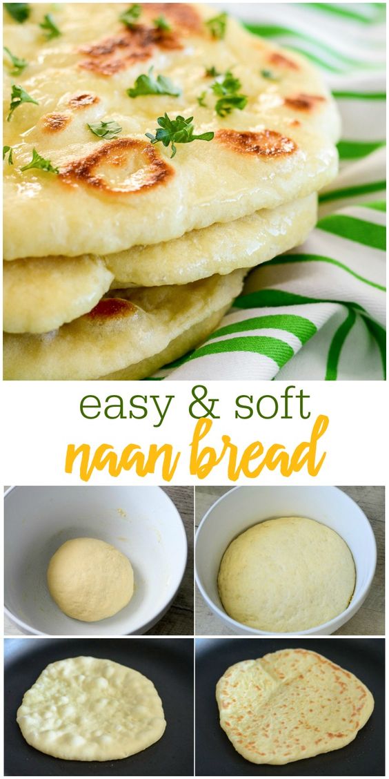 This homemade Naan Bread is soft, chewy, and simply delicious. You won't believe how easy it is to make and will want it as a side to every meal.