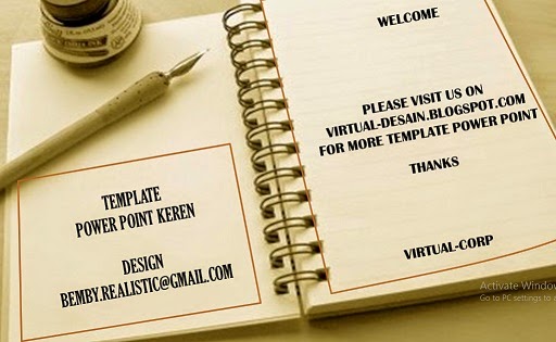 Download Template Power Point Keren Booklet Virtual Desain Gambar Buku