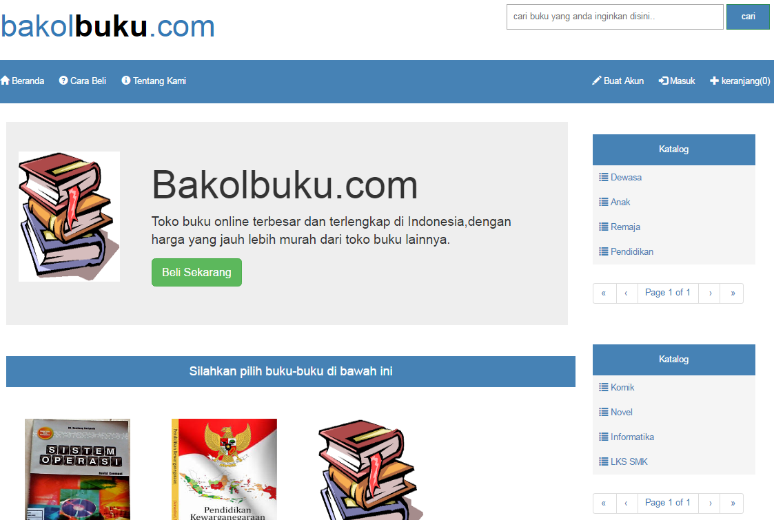 Download Aplikasi Book Store Dengan PHP dan MySQL Database