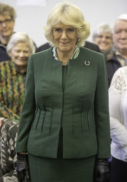 The Duchess of Cornwall visited Malmesbury Residents Association