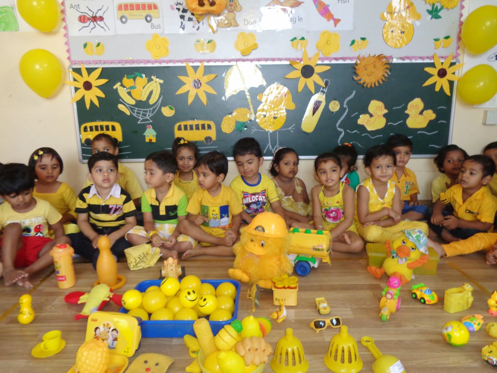 On the top of the World...: Celebrated Yellow Color Day (Nursery) WIS