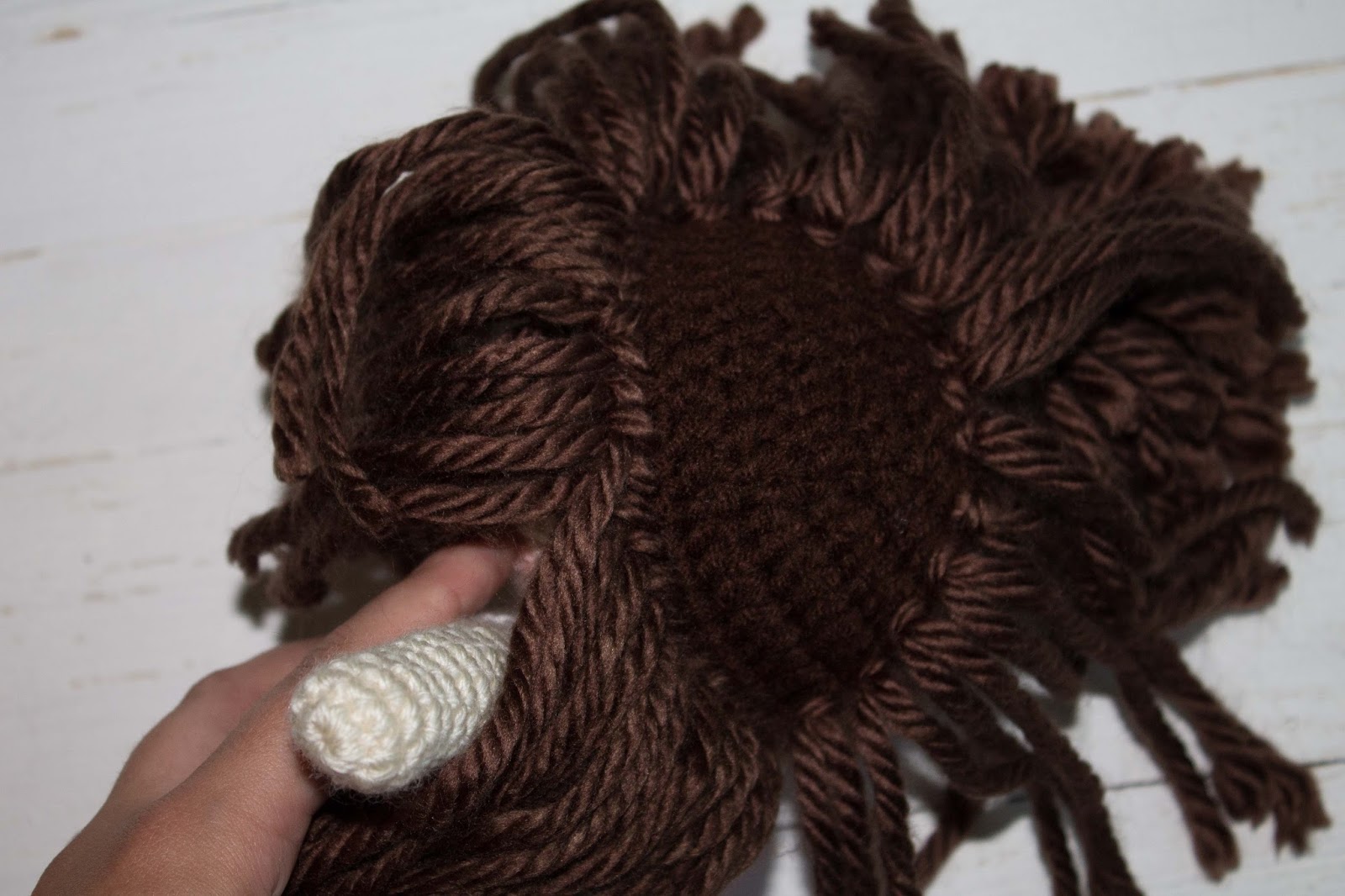 How to Attach Hair to a Crochet Doll