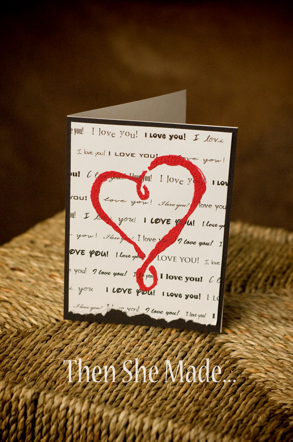 Then she made&hellip;: Valentine Card
