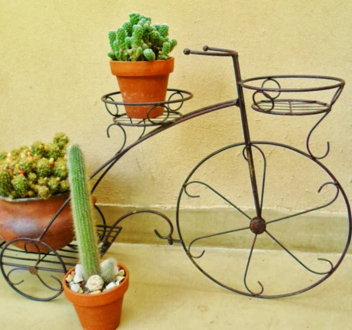 Maceteros Decorativos Interior Triciclo Porta Plantas Bicicleta