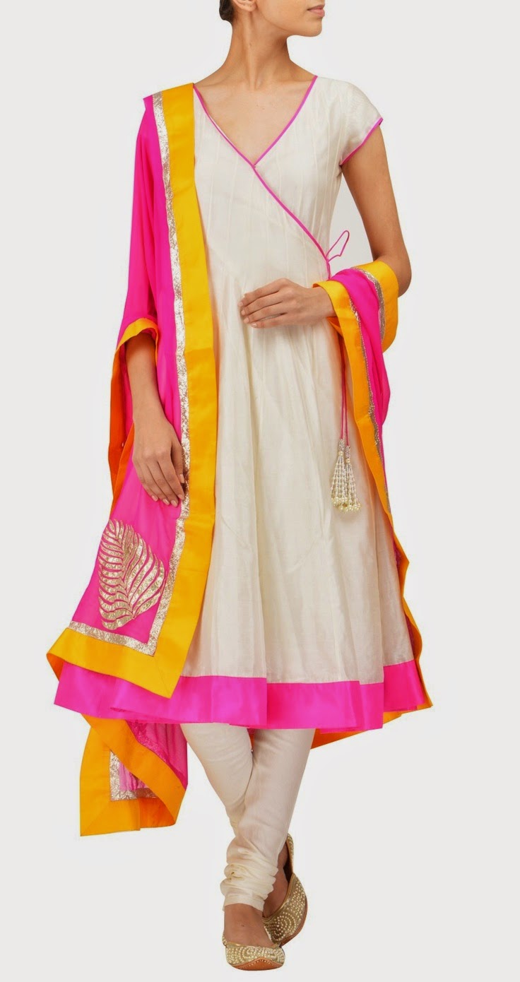 new angrakha frock design