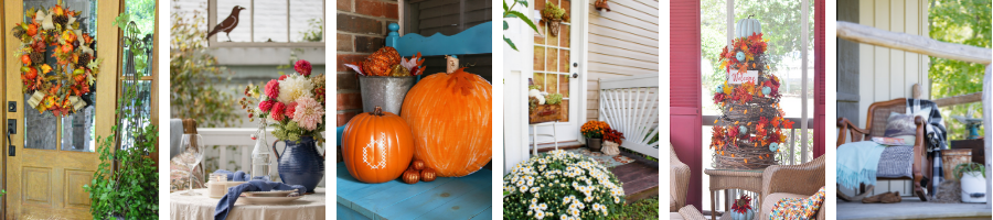 These are all such great ideas for fall porch decorating! #falldecor #autumndecor #homedecor fall porch decor ideas